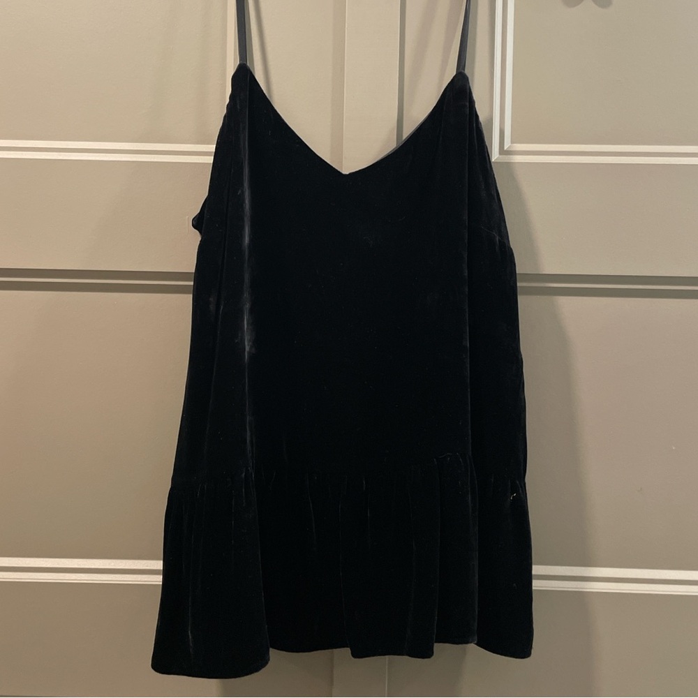 J.Crew velvet top